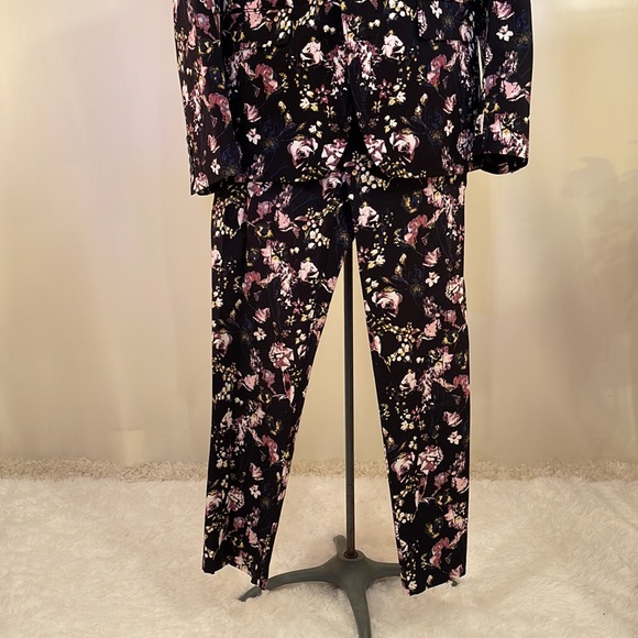 INC International Concepts three piece floral men’s slim fit suit - Picture 3 of 8